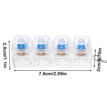 Mini Teclado LED Antiestrés